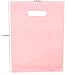 200 9X12 Pink / Purple Merchandise Bags - Eco-Friendly Glossy Bags, Die Cut Handles, Strong and Tear Resistant Shopping Bags, Wholesale, Foldable, Reusable, Perfect for Retail, T-shirts, Grocery