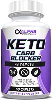 Keto Carb Blocker Weight Loss - Supplements for Women & Men - Diet Pills to Burn Fat Fast - All-Natural Ingredients - 60 Caplets