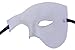 Coxeer Phantom of The Opera Mask Venetian Masquerade Mask Vintage Design(Black)
