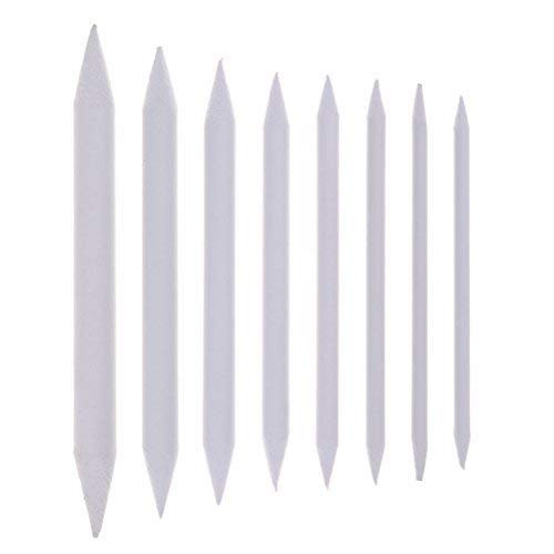 Buytra 8 Pieces Blending Stumps and Tortillons Set Art Blenders Sticks
