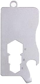 NikaGrace Personalized This Titanium Tool Card with 8-12 Wrench, Bottle Opener, and Screwdriver