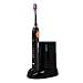 Electric Rechargeable Toothbrush-iBrush Elite SonicWave with UV Sanitizer (Black) 3 Extra Brush Replacements Included