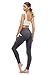 HKJIEVSHOP High Waist Yoga Pants, Pocket Yoga Pants Tummy Control Workout Pants 4 Way Stretch Pocket Leggings Graythumb 2