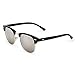 CHB Unisex Leisure HD Silver Mirrored Lens Street Polarized Sunglasses UV400 with Case