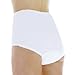 Wearever (3-Pack) Women's White Cotton Comfort Regular Absorbency (0.5 Cup) Incontinence Panty Large (Fits Hip Sizes: 41-42