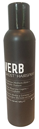 verb Ghost Hairspray, Weightless Medium Hold, Brush able Texture, 7 oz.