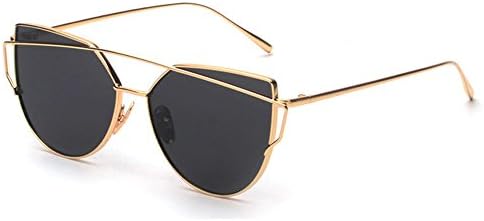 HOT SALE! BYEEE Retro Sunglasses,Unisex Sunglasses,Fashion Cheap Sunglasses for Men Women Aviator Polarized Metal Mirror