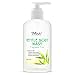 Deluvia Gentle Body Wash, Moisturizing Body Wash with Aloe Vera, Organic Jojoba Seed Oil, Sweet Almond Oil and Vitamin E, Unscented, for All Skin Types, Including Sensitive Skin.