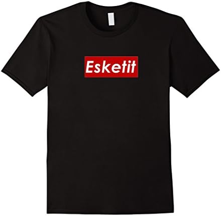 Mens Esketit T-Shirt Medium Black