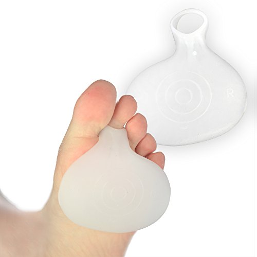 Natural Foot Metatarsal Foot Pads - Pain Relief for Ball-of-Foot and Other Foot Problems - Evenly Distributes Pressure on Feet - One Size Fits Most - 2 Pack of Gel Cushions