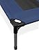 Internet's Best Dog Cot | 48 x 36 | Elevated Dog Bed | Cool Breathable Mesh | Indoor or Outdoor Use | Large | Blue