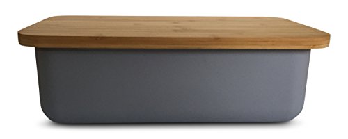 Bamboo Fiber Bread Box with Cutting Board