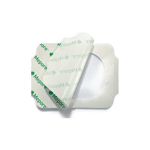 Mepore 270600 Film Dressing, Vapour-Permeable Adhesive Film Sterile, 6 cm x 7 cm (Pack of 100)