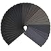 Sandpapers 120 to 3000 Assortments, Topsma 42 PCS Sand Paper Sheets for Wood Furniture Finishing, Metal Sanding and Automotive Polishing, 9 x 3.6 Inches Grit Wet Dry Sand Paper Sheets