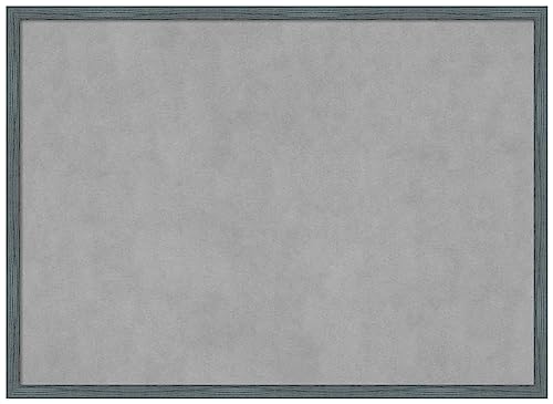 Amanti Art Blue Framed Magnetic Board 21x29 Medium Vision Board for use with Ma…