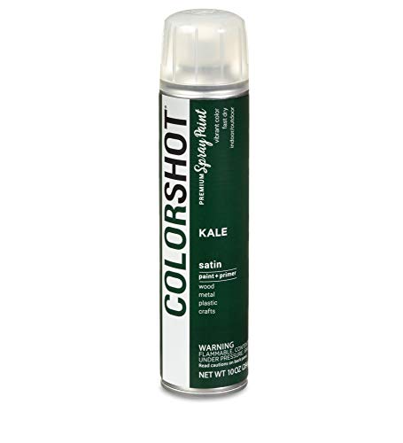 COLORSHOT Kale Spray Paint, Dark Green - Thumbnail 4