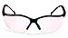 Pyramex SB1810R25T Venture II Bifocal Readers Safety Eyewear, Clear + 2.5 Anti-Fog Lens, Black
