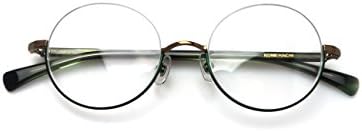 Komehachi - VintageRound Under Semi Rim Clear Lens Eyeglasses Frames RX-Ready