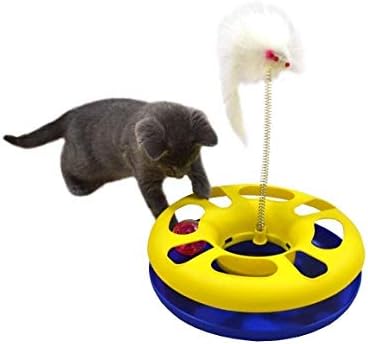 Mr Oreo Catch The Mouse Motion Cat Toy (9X9-Inch)
