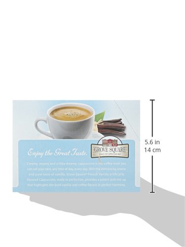 GROVE SQUARE CAPPUCCINO, FRENCH VANILLA, 24 COUNT
