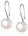 Honora White Freshwater Cultured Pearl Dangle Earrings (11 mm)