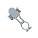 MagiDeal Universal Karaoke Cell Phone Clip Holder Handheld Wireless Microphones Mic Stand for iPhone Samsung White