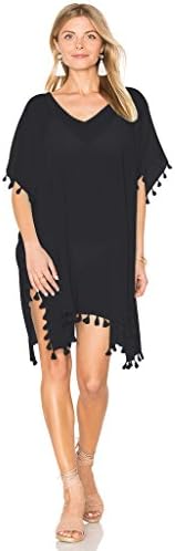 Elegeet Womens Sheer Chiffon Tassel Beach Wear Swimwear Bikini Cover ups