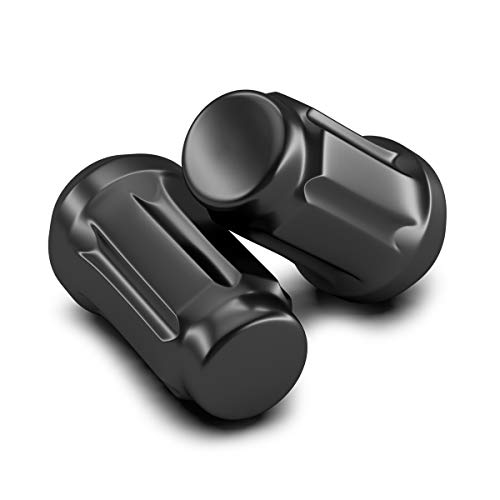 Wheel Lug Nuts M12 x 1.5, AKARCK Black Bulge Acorn Lug Nuts Closed End 20PCS with 1 Lug Nut Key