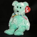 1 X TY Beanie Baby - SHERBET the Bear (Green Version)