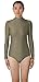 JustinCostume Women's High Neck Long Sleeved Spandex Leotard Bodysuit