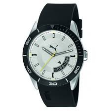 Puma Circuit-Large Silver Quartz Watch PU103161003