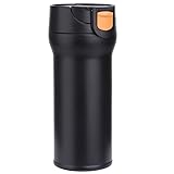 Newdora Vacuum Insulated Coffee Mug Cup Water Bottle, 350ML Travel Mug Stainless Steel Thermoses BPA Free for Office Car Home Leisure - Canteen Water Bottle