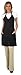 Betty Dain Silhouette Stylist Apron in Black for Salon Hairstylist and Professional Cosmetology Featuring a V-Neck Design | Water Resistant, Lightweight Polyester with Adjustable Snap-Closure