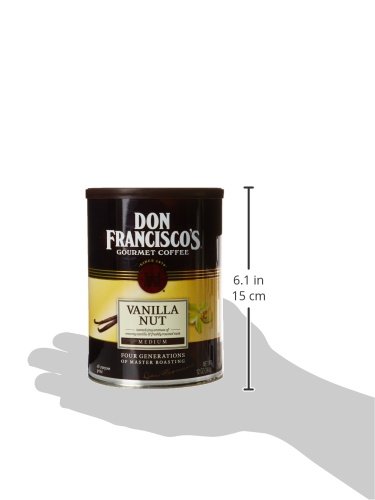 DON FRANCISCO’S VANILLA NUT FLAVORED GROUND COFFEE, 100% ARABICA (12 OUNCE CANS)