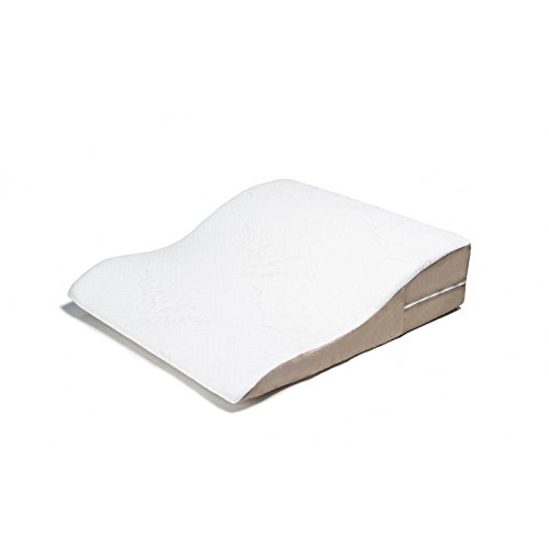 Avana Ogee Memory Foam Bed Wedge Support Polyurethane Foam Pillow with Bamboo Cover