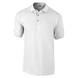 Gildan Men's Welt Collar Preshrunk 3-Button Polo Shirt