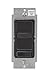 Leviton 6674-P0E SureSlide Universal 150-Watt LED and CFL/600-Watt Incandescent Dimmer, Black primary