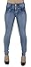 Style G208– Colombian Design, High Waist, Butt Lift, Levanta Cola, Skinny Jeans in M. Blue Size 13