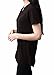 T Shirts for Women V Neck T Shirt 100% Cotton Plain Casual Top by HAK
