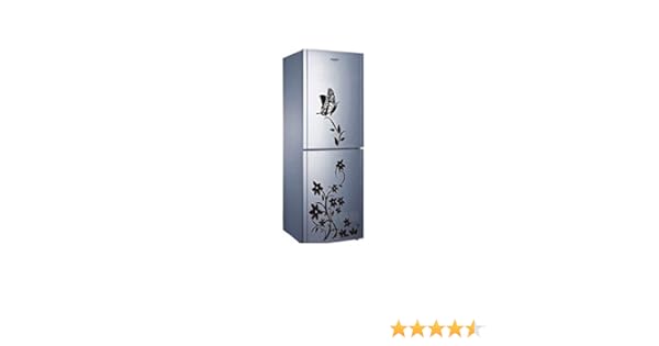 Pegatina frigorifico nevera mueble cocina de mariposas y flores ...