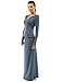 PattyBoutik Women's Hoodie Pocket Blouson Maxi Dress