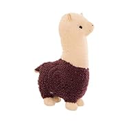 HMQD Cute Alpaca Rainbow Alpaca Plush Doll Toys Stuffed Animals Plush Llama Yamma Birthday Gift for Baby Kid Children,Color Brown