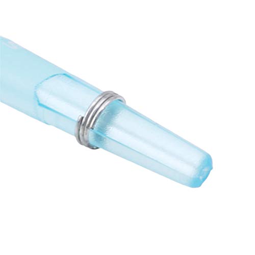 YouCY 12Pcs Plastic Darts Shaft Clear Plastic Dart Shaft Set Replacement Dart Stems Dart Accessories,Blue - Thumbnail 5