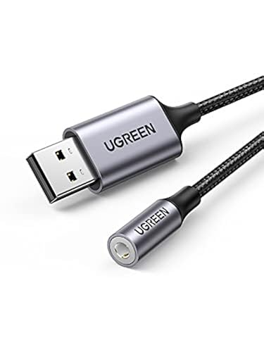 UGREEN USB to Audio Jack Bundle with Lightning to