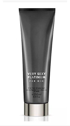 Victorias Secret Very Sexy Platinum for Him 2-in1 Hair & Body Wash 250ml/8.4fl.oz.