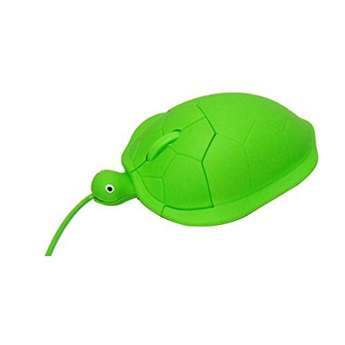 Shentesel Wired Optical Mouse Cute Turtle Animal Kids Three Buttons Computer Laptop - Rose Red - Thumbnail 4