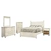 Sunset-Trading-Ice-Cream-At-The-Beach-Bedroom-Set-Queen-Size-Bed-Configurable-Antique-White Sunset Trading Ice Cream At The Beach Bedroom Set, Queen Size Bed, Configurable, Antique White