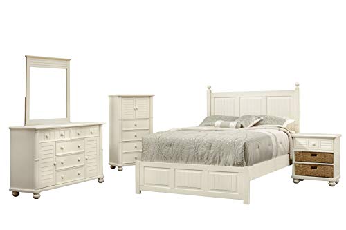 Sunset-Trading-Ice-Cream-At-The-Beach-Bedroom-Set-Queen-Size-Bed-Configurable-Antique-White Sunset Trading Ice Cream At The Beach Bedroom Set, Queen Size Bed, Configurable, Antique White