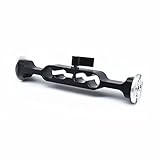 ROZOER Rosette Handle ARRI Style Handgrip for DSLR Camera Cage Shoulder Support Rig, Diameter 31.8mm (Rosette Rod Clamp)