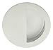 INOX Round Pocket/Cup Pull with semi-Circular Opening, 3-35/64